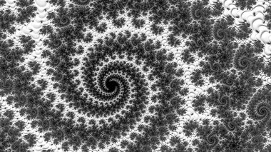 Soyut Bilgisayar Fraktal Tasarımı. Fraktal hiç bitmeyen bir desen. Fraktallar, farklı ölçeklerde kendine benzeyen sonsuz derecede karmaşık kalıplardır.