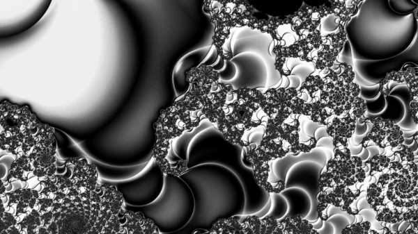 Abstract Computergegenereerd Fractaal Ontwerp Een Fractal Een Nooit Eindigend Patroon — Stockfoto