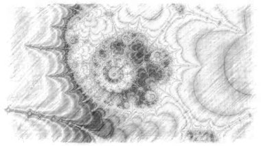 Soyut Bilgisayar Fraktal Tasarımı. Fraktal hiç bitmeyen bir desen. Fraktallar, farklı ölçeklerde kendine benzeyen sonsuz derecede karmaşık kalıplardır.