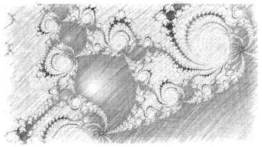 Soyut Bilgisayar Fraktal Tasarımı. Fraktal hiç bitmeyen bir desen. Fraktallar, farklı ölçeklerde kendine benzeyen sonsuz derecede karmaşık kalıplardır.