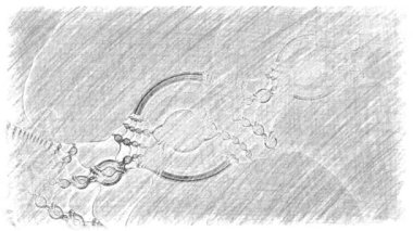 Soyut Bilgisayar Fraktal Tasarımı. Fraktal hiç bitmeyen bir desen. Fraktallar, farklı ölçeklerde kendine benzeyen sonsuz derecede karmaşık kalıplardır.