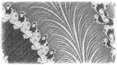 Soyut Bilgisayar Fraktal Tasarımı. Fraktal hiç bitmeyen bir desen. Fraktallar, farklı ölçeklerde kendine benzeyen sonsuz derecede karmaşık kalıplardır.