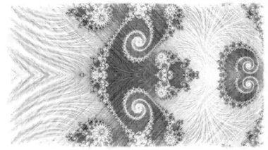 Soyut Bilgisayar Fraktal Tasarımı. Fraktal hiç bitmeyen bir desen. Fraktallar, farklı ölçeklerde kendine benzeyen sonsuz derecede karmaşık kalıplardır.