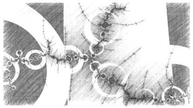 Soyut Bilgisayar Fraktal Tasarımı. Fraktal hiç bitmeyen bir desen. Fraktallar, farklı ölçeklerde kendine benzeyen sonsuz derecede karmaşık kalıplardır.