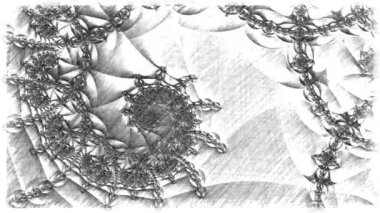 Soyut Bilgisayar Fraktal Tasarımı. Fraktal hiç bitmeyen bir desen. Fraktallar, farklı ölçeklerde kendine benzeyen sonsuz derecede karmaşık kalıplardır.