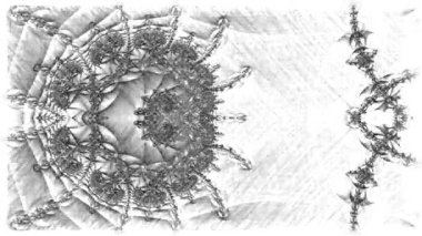 Soyut Bilgisayar Fraktal Tasarımı. Fraktal hiç bitmeyen bir desen. Fraktallar, farklı ölçeklerde kendine benzeyen sonsuz derecede karmaşık kalıplardır.