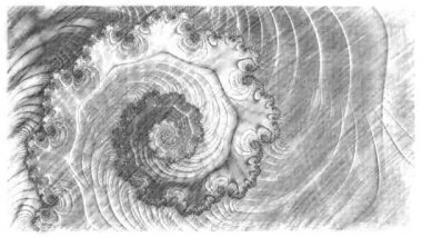 Soyut Bilgisayar Fraktal Tasarımı. Fraktal hiç bitmeyen bir desen. Fraktallar, farklı ölçeklerde kendine benzeyen sonsuz derecede karmaşık kalıplardır.