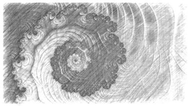 Soyut Bilgisayar Fraktal Tasarımı. Fraktal hiç bitmeyen bir desen. Fraktallar, farklı ölçeklerde kendine benzeyen sonsuz derecede karmaşık kalıplardır.