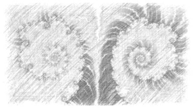 Soyut Bilgisayar Fraktal Tasarımı. Fraktal hiç bitmeyen bir desen. Fraktallar, farklı ölçeklerde kendine benzeyen sonsuz derecede karmaşık kalıplardır.