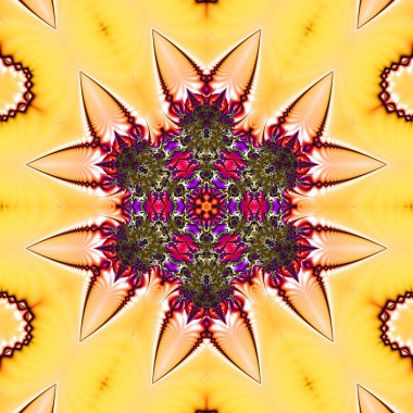 Soyut Bilgisayar Fraktal Tasarımı. Fraktal hiç bitmeyen bir desen. Fraktallar, farklı ölçeklerde kendine benzeyen sonsuz derecede karmaşık kalıplardır.