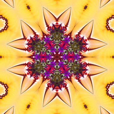 Soyut Bilgisayar Fraktal Tasarımı. Fraktal hiç bitmeyen bir desen. Fraktallar, farklı ölçeklerde kendine benzeyen sonsuz derecede karmaşık kalıplardır.