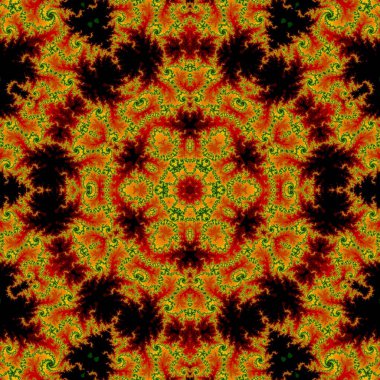 Soyut Bilgisayar Fraktal Tasarımı. Fraktal hiç bitmeyen bir desen. Fraktallar, farklı ölçeklerde kendine benzeyen sonsuz derecede karmaşık kalıplardır.