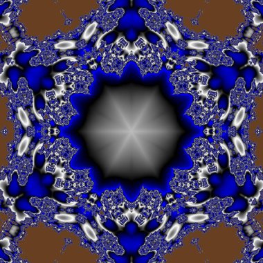 Soyut Bilgisayar Fraktal Tasarımı. Fraktal hiç bitmeyen bir desen. Fraktallar, farklı ölçeklerde kendine benzeyen sonsuz derecede karmaşık kalıplardır.