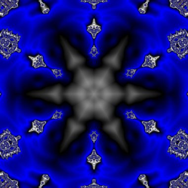 Soyut Bilgisayar Fraktal Tasarımı. Fraktal hiç bitmeyen bir desen. Fraktallar, farklı ölçeklerde kendine benzeyen sonsuz derecede karmaşık kalıplardır.