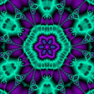 Soyut Bilgisayar Fraktal Tasarımı. Fraktal hiç bitmeyen bir desen. Fraktallar, farklı ölçeklerde kendine benzeyen sonsuz derecede karmaşık kalıplardır.