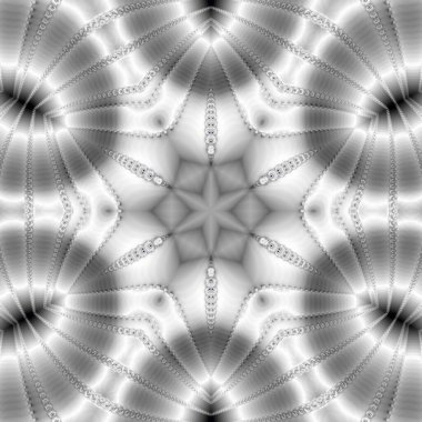 Soyut Bilgisayar Fraktal Tasarımı. Fraktal hiç bitmeyen bir desen. Fraktallar, farklı ölçeklerde kendine benzeyen sonsuz derecede karmaşık kalıplardır.