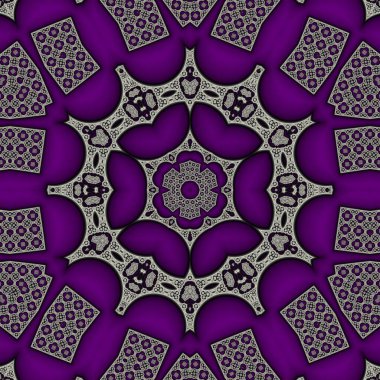 Soyut Bilgisayar Fraktal Tasarımı. Fraktal hiç bitmeyen bir desen. Fraktallar, farklı ölçeklerde kendine benzeyen sonsuz derecede karmaşık kalıplardır.