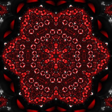 Soyut Bilgisayar Fraktal Tasarımı. Fraktal hiç bitmeyen bir desen. Fraktallar, farklı ölçeklerde kendine benzeyen sonsuz derecede karmaşık kalıplardır.