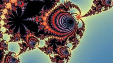 Soyut Bilgisayar Fraktal Tasarımı. Fraktal hiç bitmeyen bir desen. Fraktallar, farklı ölçeklerde kendine benzeyen sonsuz derecede karmaşık kalıplardır.