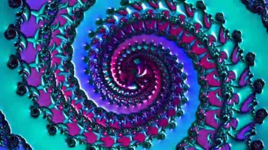 Soyut Bilgisayar Fraktal Tasarımı. Fraktal hiç bitmeyen bir desen. Fraktallar, farklı ölçeklerde kendine benzeyen sonsuz derecede karmaşık kalıplardır.