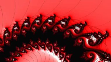 Soyut Bilgisayar Fraktal Tasarımı. Fraktal hiç bitmeyen bir desen. Fraktallar, farklı ölçeklerde kendine benzeyen sonsuz derecede karmaşık kalıplardır.