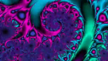 Soyut Bilgisayar Fraktal Tasarımı. Fraktal hiç bitmeyen bir desen. Fraktallar, farklı ölçeklerde kendine benzeyen sonsuz derecede karmaşık kalıplardır.