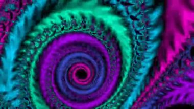 Soyut Bilgisayar Fraktal Tasarımı. Fraktal hiç bitmeyen bir desen. Fraktallar, farklı ölçeklerde kendine benzeyen sonsuz derecede karmaşık kalıplardır.