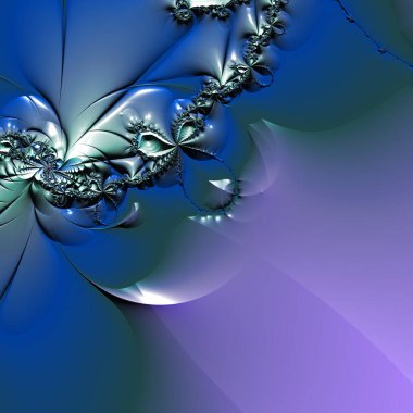 Soyut Bilgisayar Fraktal Tasarımı. Fraktal hiç bitmeyen bir desen. Fraktallar, farklı ölçeklerde kendine benzeyen sonsuz derecede karmaşık kalıplardır.