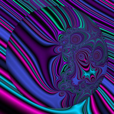 Soyut Bilgisayar Fraktal Tasarımı. Fraktal hiç bitmeyen bir desen. Fraktallar, farklı ölçeklerde kendine benzeyen sonsuz derecede karmaşık kalıplardır.