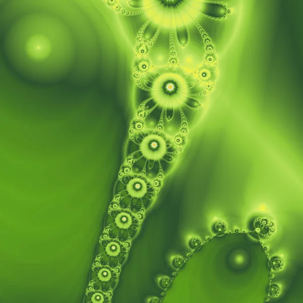 Abstract Computergegenereerd Fractaal Ontwerp Een Fractal Een Nooit Eindigend Patroon — Stockfoto