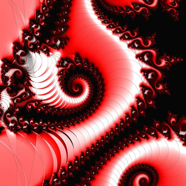 Resumen Diseño Fractal Generado Por Ordenador Fractal Patrón Interminable Los —  Fotos de Stock