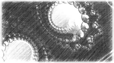 Soyut Bilgisayar Fraktal Tasarımı. Fraktal hiç bitmeyen bir desen. Fraktallar, farklı ölçeklerde kendine benzeyen sonsuz derecede karmaşık kalıplardır.