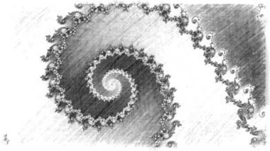 Soyut Bilgisayar Fraktal Tasarımı. Fraktal hiç bitmeyen bir desen. Fraktallar, farklı ölçeklerde kendine benzeyen sonsuz derecede karmaşık kalıplardır.