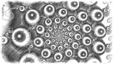 Soyut Bilgisayar Fraktal Tasarımı. Fraktal hiç bitmeyen bir desen. Fraktallar, farklı ölçeklerde kendine benzeyen sonsuz derecede karmaşık kalıplardır.
