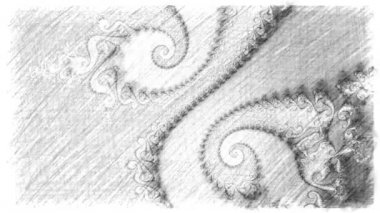 Soyut Bilgisayar Fraktal Tasarımı. Fraktal hiç bitmeyen bir desen. Fraktallar, farklı ölçeklerde kendine benzeyen sonsuz derecede karmaşık kalıplardır.