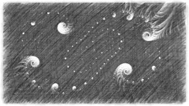 Soyut Bilgisayar Fraktal Tasarımı. Fraktal hiç bitmeyen bir desen. Fraktallar, farklı ölçeklerde kendine benzeyen sonsuz derecede karmaşık kalıplardır.