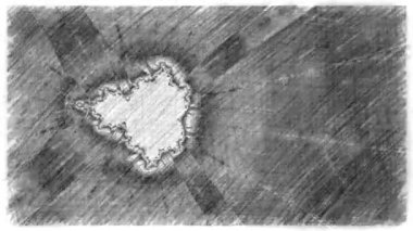 Soyut Bilgisayar Fraktal Tasarımı. Fraktal hiç bitmeyen bir desen. Fraktallar, farklı ölçeklerde kendine benzeyen sonsuz derecede karmaşık kalıplardır.