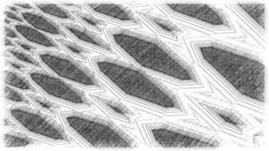 Soyut Bilgisayar Fraktal Tasarımı. Fraktal hiç bitmeyen bir desen. Fraktallar, farklı ölçeklerde kendine benzeyen sonsuz derecede karmaşık kalıplardır.