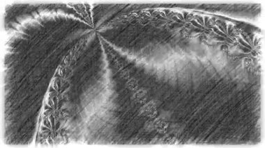 Soyut Bilgisayar Fraktal Tasarımı. Fraktal hiç bitmeyen bir desen. Fraktallar, farklı ölçeklerde kendine benzeyen sonsuz derecede karmaşık kalıplardır.