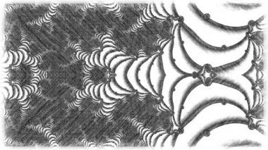 Soyut Bilgisayar Fraktal Tasarımı. Fraktal hiç bitmeyen bir desen. Fraktallar, farklı ölçeklerde kendine benzeyen sonsuz derecede karmaşık kalıplardır.