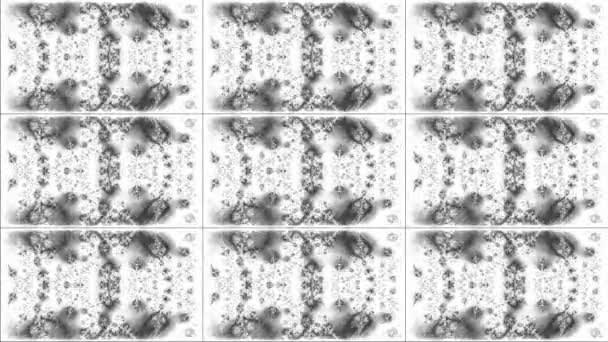 Abstraktes Computer Generiertes Fraktal Design Ein Fraktal Ist Ein Endloses — Stockvideo