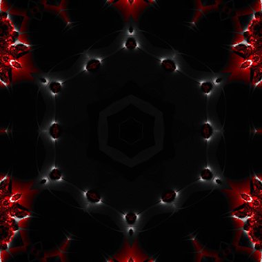 Soyut Bilgisayar Fraktal Tasarımı. Fraktal hiç bitmeyen bir desen. Fraktallar, farklı ölçeklerde kendine benzeyen sonsuz derecede karmaşık kalıplardır.