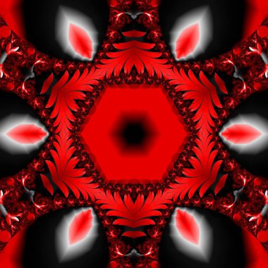 Soyut Bilgisayar Fraktal Tasarımı. Fraktal hiç bitmeyen bir desen. Fraktallar, farklı ölçeklerde kendine benzeyen sonsuz derecede karmaşık kalıplardır.