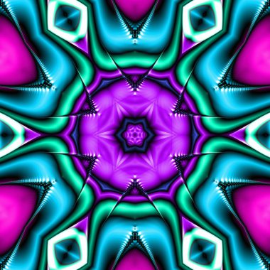 Soyut Bilgisayar Fraktal Tasarımı. Fraktal hiç bitmeyen bir desen. Fraktallar, farklı ölçeklerde kendine benzeyen sonsuz derecede karmaşık kalıplardır.