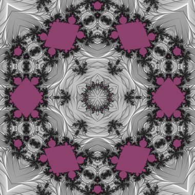 Soyut Bilgisayar Fraktal Tasarımı. Fraktal hiç bitmeyen bir desen. Fraktallar, farklı ölçeklerde kendine benzeyen sonsuz derecede karmaşık kalıplardır.