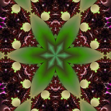 Soyut Bilgisayar Fraktal Tasarımı. Fraktal hiç bitmeyen bir desen. Fraktallar, farklı ölçeklerde kendine benzeyen sonsuz derecede karmaşık kalıplardır.