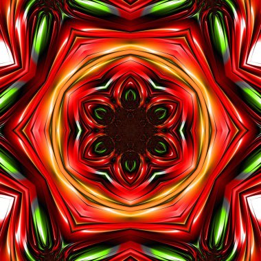 Soyut Bilgisayar Fraktal Tasarımı. Fraktal hiç bitmeyen bir desen. Fraktallar, farklı ölçeklerde kendine benzeyen sonsuz derecede karmaşık kalıplardır.