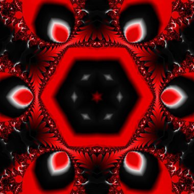 Soyut Bilgisayar Fraktal Tasarımı. Fraktal hiç bitmeyen bir desen. Fraktallar, farklı ölçeklerde kendine benzeyen sonsuz derecede karmaşık kalıplardır.