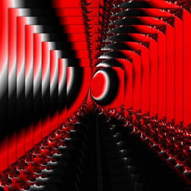 Soyut Bilgisayar Fraktal Tasarımı. Fraktal hiç bitmeyen bir desen. Fraktallar, farklı ölçeklerde kendine benzeyen sonsuz derecede karmaşık kalıplardır.