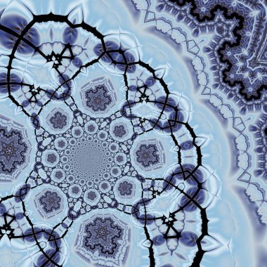 Soyut Bilgisayar Fraktal Tasarımı. Fraktal hiç bitmeyen bir desen. Fraktallar, farklı ölçeklerde kendine benzeyen sonsuz derecede karmaşık kalıplardır.